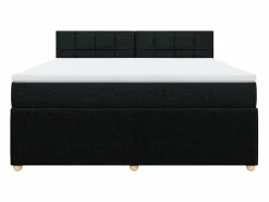 Cama box spring con colchón tela 180x200 cm^Clicnbuy Sale
