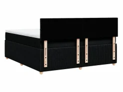 Cama box spring con colchón tela 180x200 cm^Clicnbuy Sale