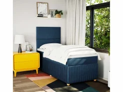 Clicnbuy Base De Cama De Láminas|Cama box spring con colchón tela 90x190 cm