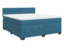 Clicnbuy Somier - 180X200Cm|Cama box spring con colchón terciopelo 180x200 cm