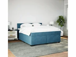 Clicnbuy Somier - 180X200Cm|Cama box spring con colchón terciopelo 180x200 cm