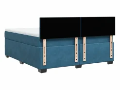 Clicnbuy Somier - 180X200Cm|Cama box spring con colchón terciopelo 180x200 cm