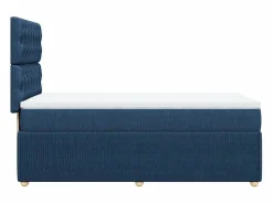 Clicnbuy Somier - 90X190Cm|Cama box spring con colchón tela 90x190 cm