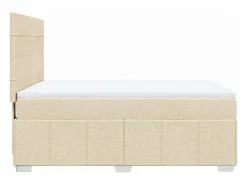 Clicnbuy Somier - 160X200Cm|Cama box spring con colchón tela color 160x200 cm