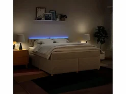 Cama box spring con colchón tela color 180x200 cm^Clicnbuy Hot