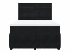 Clicnbuy Base De Cama De Láminas|Cama box spring con colchón terciopelo 140x190 cm