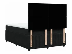 Clicnbuy Base De Cama De Láminas|Cama box spring con colchón terciopelo 140x190 cm