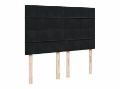 Clicnbuy Base De Cama De Láminas|Cama box spring con colchón terciopelo 140x190 cm