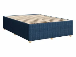 Cama box spring con colchón tela 160x200 cm^Clicnbuy New