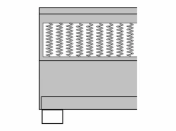 Clicnbuy Somier - 160X200Cm|Cama box spring tela oscuro 160x200 m