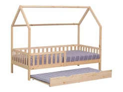 Happy Garden Cama Montessori|Cama cabaña nido para niños 190x90cm de madera MARCEAU