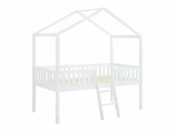 Cama cabaña semi-alta 90 x 190 cm de pino color - NALENY^Vente-unique Outlet