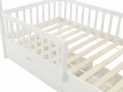 Cama cabina 90 x 190 cm con cajones de pino y MDF en color - KIRALIO^Vente-unique Clearance