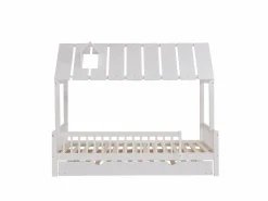 Merax Cama Montessori|Cama cabina 120 x 200 cm con cama nido 120 x 190 cm - Madera de pino + MDF -