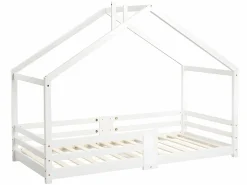 Cama cabina con rejilla protectora - 90x200cm - madera maciza -^ModernLuxe New