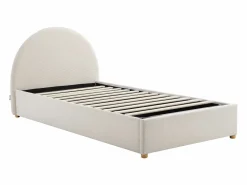 Vente-unique Cama Terciopelo|Cama canapé 90 x 190 cm en terciopelo acanalado color - LIRIMO