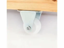 Cama Montessori|Cama casita con barandilla + cama de arrastre madera pino 90x190cm