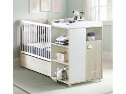 Cama Combinada de Madera Convertible 120x60 90x190^