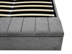 Cama con almacenamiento de 180 x 200 cm con banco en tela color + colchón - DOUINO^Vente-unique New