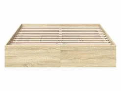 vidaxl Cama Con Almacenaje|Cama Adulto|Cama con cajones madera ingeniería roble Sonoma 150x200 cm