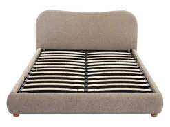 Vente-unique Cama Con Canapé|Cama con canapé 140 x 190 cm en tela color + colchón - VANARI