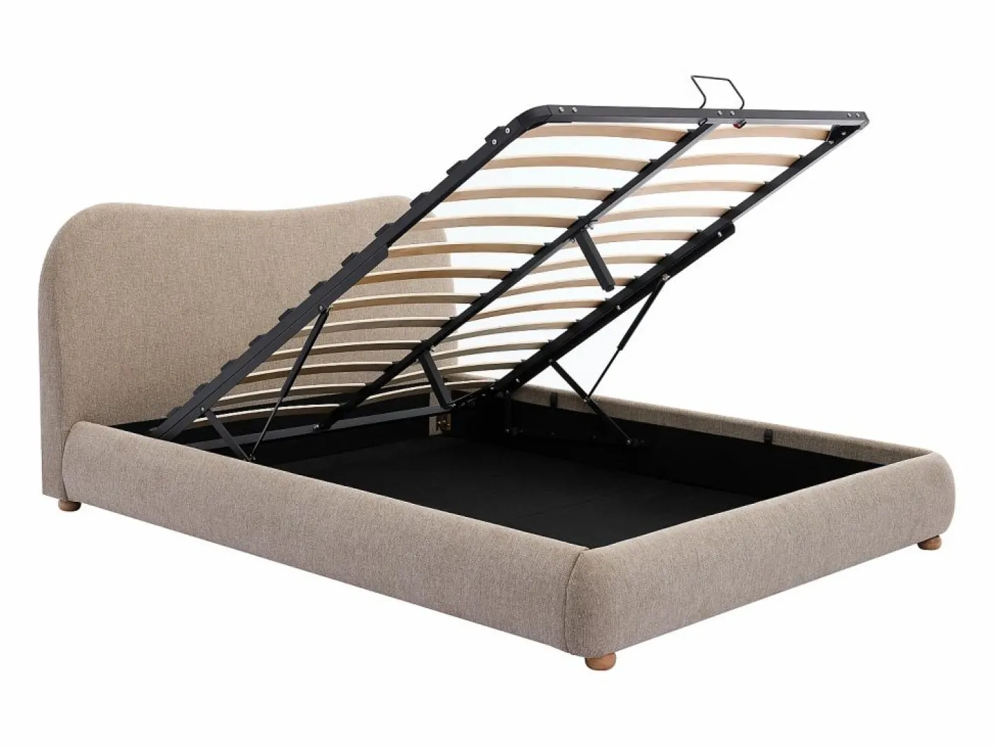 Vente-unique Cama Con Canapé|Cama con canapé 140 x 190 cm en tela color + colchón - VANARI