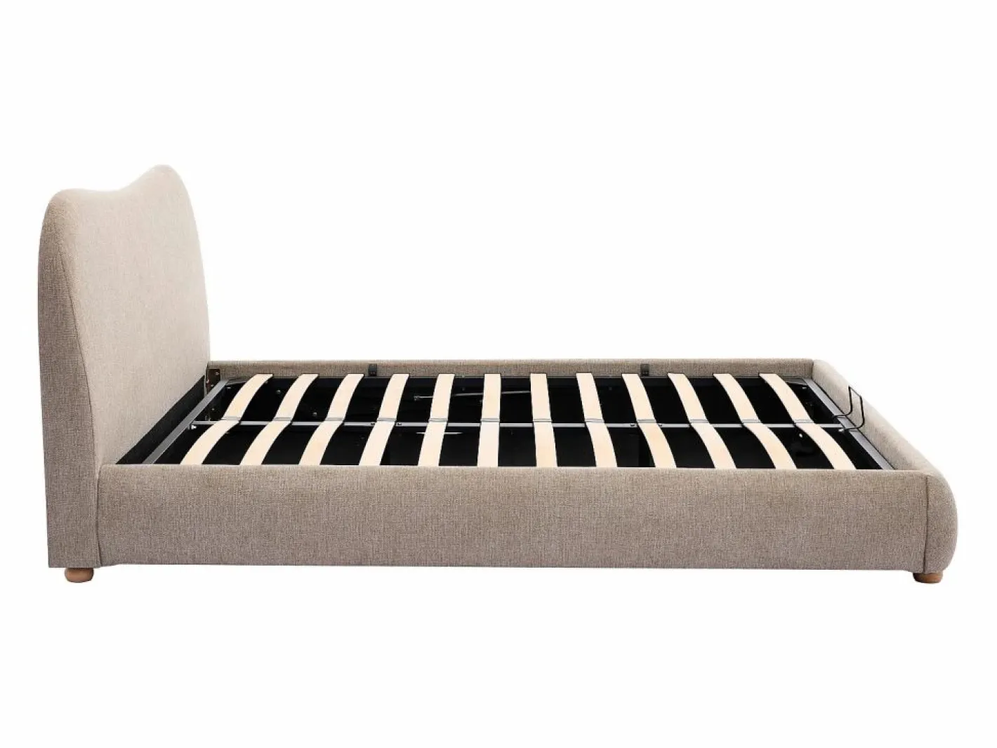 Vente-unique Cama Con Canapé|Cama con canapé 140 x 190 cm en tela color + colchón - VANARI