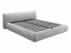 Cama con canapé king size 180 x 200 cm de tela color - MIRSIO^Vente-unique Online