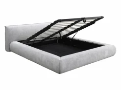 Cama con canapé king size 180 x 200 cm de tela color + colchón - MIRSIO^Vente-unique Hot