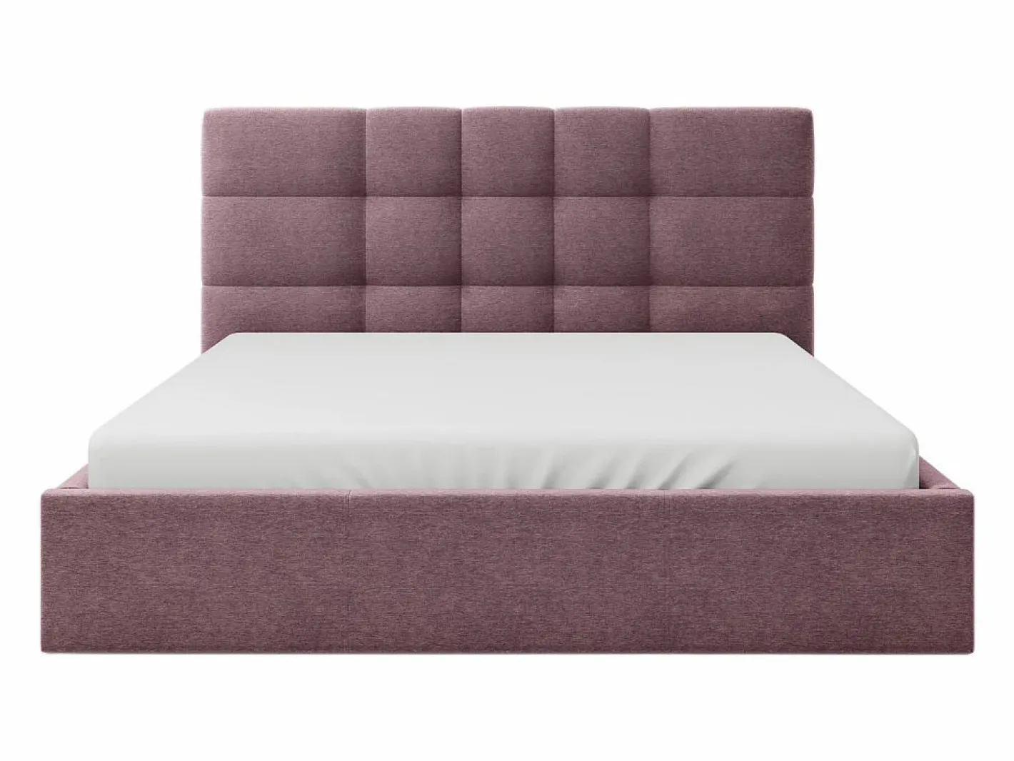 Vente-unique Cama con canapé queen size 160 x 200 cm de tela burdeos - ELIAVA Granate Online
