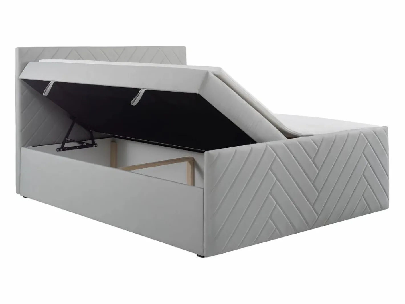 Cama con canapés abatibles - 180 x 200 - Terciopelo - - MAKANA^Ysmée Hot