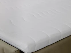 Ysmée Cama con canapés abatibles - 160 x 200 - Terciopelo - - MAKANA Topo Sale
