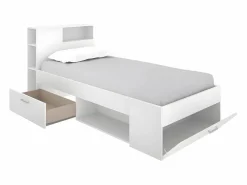 Vente-unique Cama Infantil|Cama con compartimentos 90 x 190 cm LEANDRE - Color: