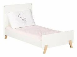 Cama convertible 140x70 - Little Big Bed sobre patas de madera blanca^ Outlet