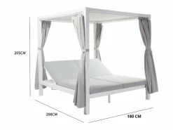 Concept-Usine Tumbona|Cama de jardín de 2 plazas CORDOUE