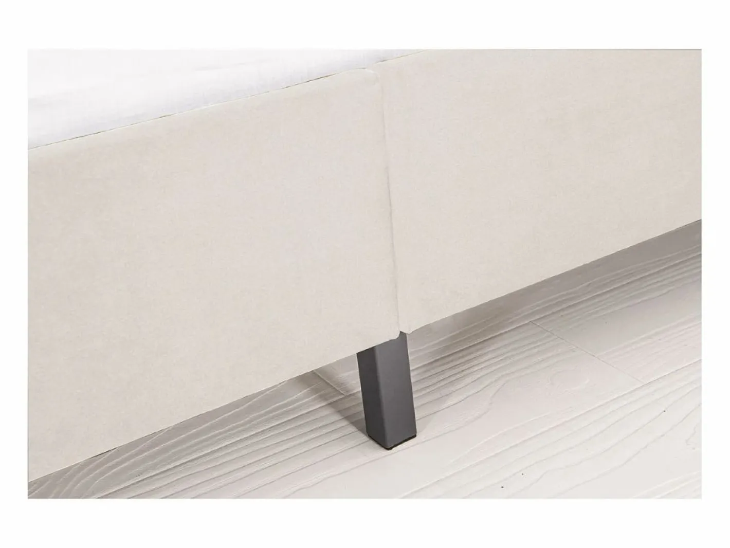 Concept-Usine Cama de terciopelo 160x200 CAMBRIDGE Beige Sale