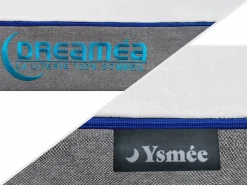 Ysmée Cama eléctrica de relax, espuma viscoelástica HESIODE - 2 x 90 x 200 cm Negro Clearance