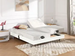 Cama eléctrica relajación terminales LYSIS - 2 x 70 x 190 cm -^NATUREA Discount