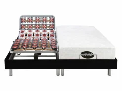 Cama eléctrica relajación terminales LYSIS - 2 x 70 x 190 cm -^NATUREA Sale