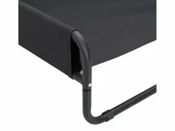 Clicnbuy Cama elevada para perros tela oxford y acero Gris antracita Discount