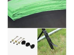 Cama elástica con pack de accesorios, 250cm^Sweeek Online