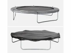 Sweeek Cama Elástica|Cama elástica con pack de accesorios, 250cm