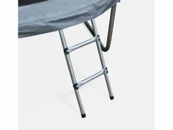 Sweeek Cama elástica red interior con pack de accesorios, 250cm Gris Sale