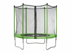 Habitat et jardin Cama Elástica|Cama elástica "Yoopi" - Ø 3.05 m - con red + escalera + cubierta de protección + kit de anclaje