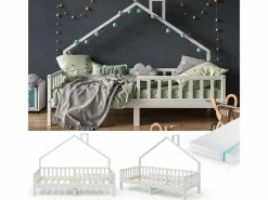 Cama en forma de casa 208x93x155 noemi^Vicco Discount