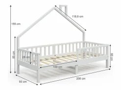 Cama en forma de casa 208x93x155 noemi^Vicco Discount