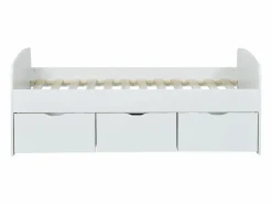 Cama infantil blanca con 2 cajones y un arcón mesa de centro 90 x 190 cm LOUANE^Vente-unique Sale