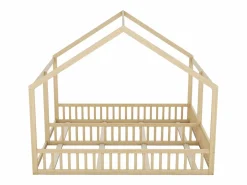 Cama Montessori|Cama infantil cabina 90x200cm con somier - cama dos en uno - estructura de madera - (sin colchón)