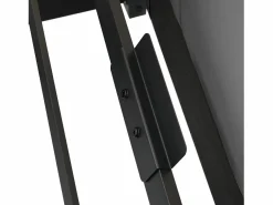 Cama infantil con canapé de 90x190cm con somier de láminas - cabecero tapizado - estructura de metal - terciopelo (sin colchón) Gris Best
