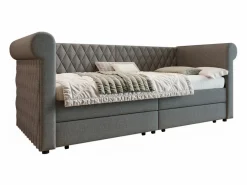 Hauss Spole Cama Diván|Cama infantil 90x200 cm con 2 cajones - Lino (sin colchón)